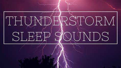 thunderstorm sleep sounds